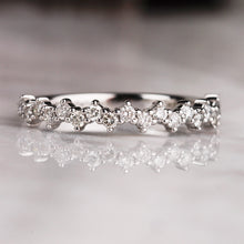 Load image into Gallery viewer, Wave Diamond Wedding Ring