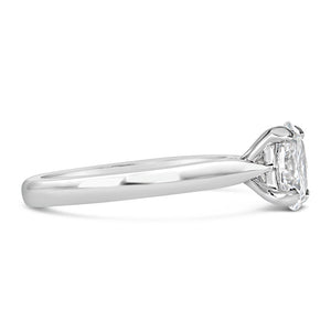 Rocks Oval Diamond Solitaire Engagement Ring - 1.00ct - Laboratory Grown Diamond