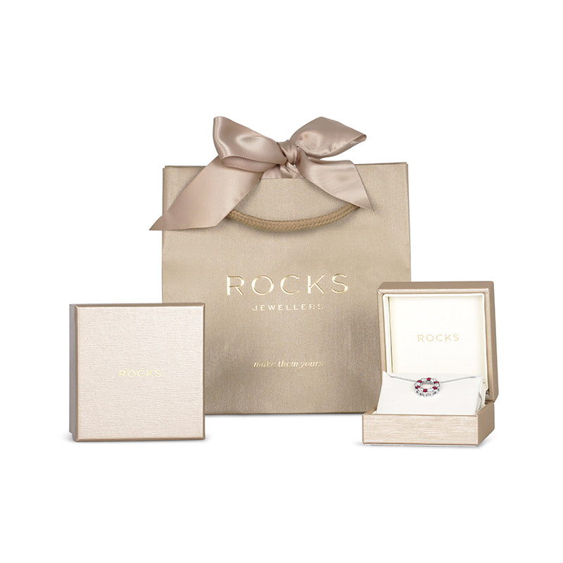 Rocks Emerald & Diamond Quatrefoil Pendant