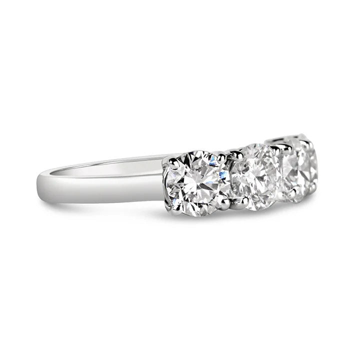 Platinum Four Stone Diamond Eternity Ring - 2.01ct