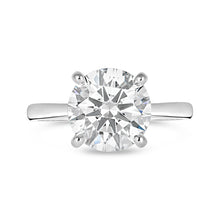 Load image into Gallery viewer, Round Brilliant Solitaire Engagement Ring 3.30ct