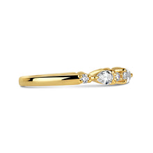 Load image into Gallery viewer, Rocks Pear &amp; Round Cut Multi Stone Diamond Ring