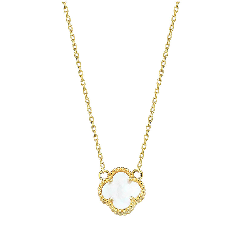 Pearl Quatrefoil Necklace