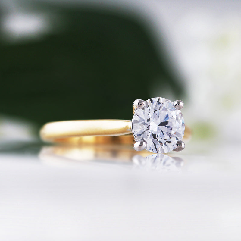 Round Brilliant Solitaire Engagement Ring 1.52ct