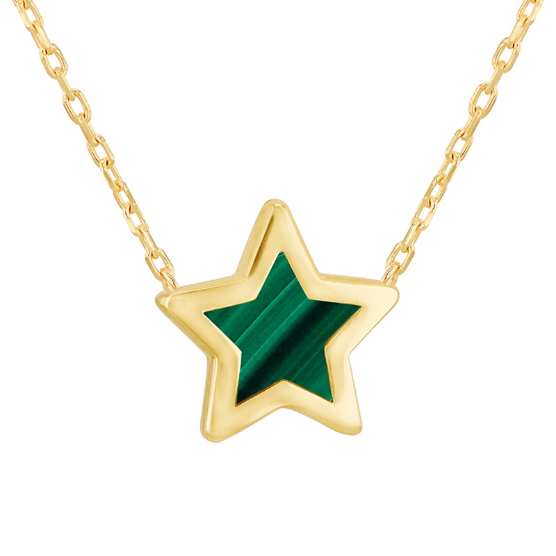 Malachite Star Necklace