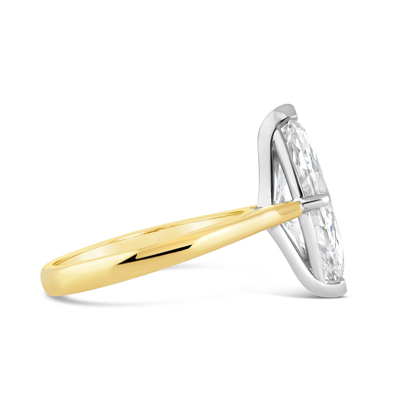 Marquise Solitaire Engagement Ring 2.11ct