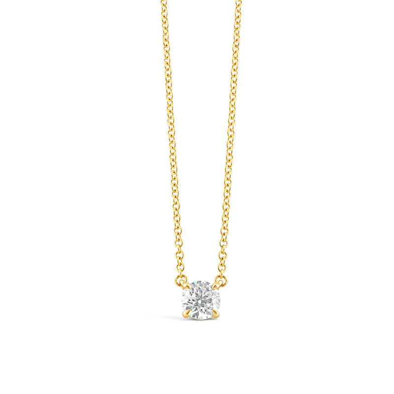 Round Brilliant Solitaire Pendant 0.56ct