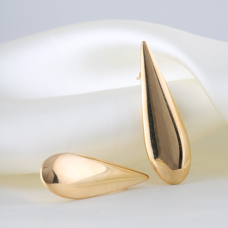 Teardrop Stud Earrings
