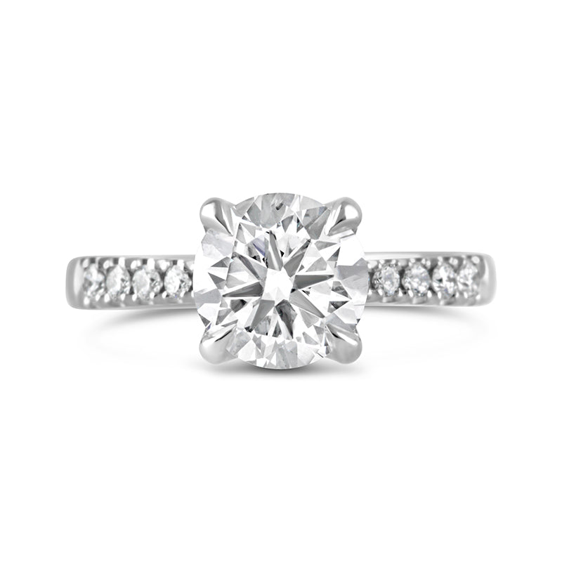 Round Brilliant Solitaire Engagement Ring 2.02ct