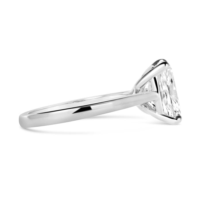 Cushion Solitaire Engagement Ring 2.50ct