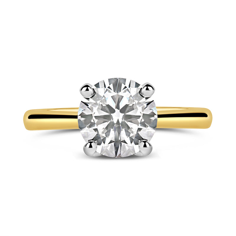 Round Brilliand Solitaire Ring 2.72ct