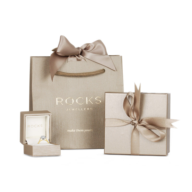 Floating Oval Solitaire Engagement Ring 1.50ct