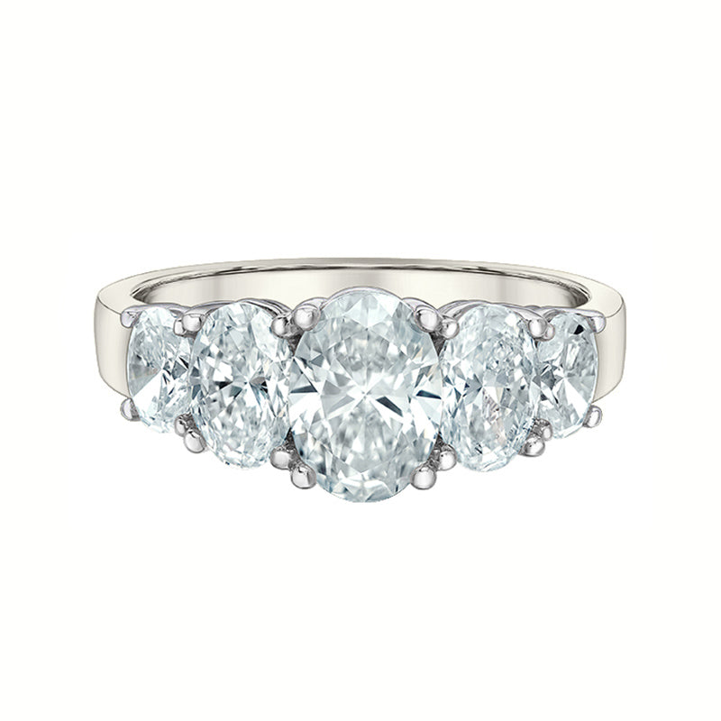 Graduated Oval Stone Eternity Ring – Rocks Jewellers