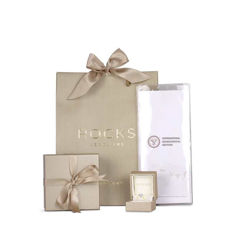 Round Brilliant Cut Solitaire with Hidden Halo 2.62ct