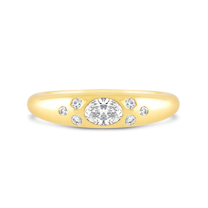 Celestial Diamond Hoop Earrings 0.49ct