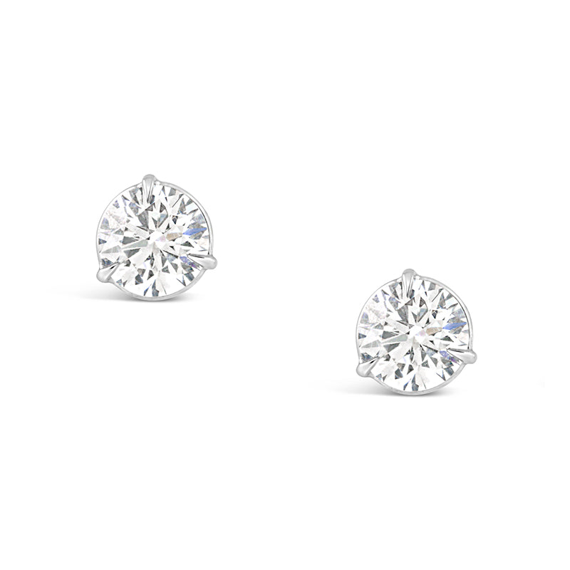 Round Brilliant Diamond Stud Earrings 4.00ct