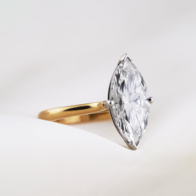 Marquise Solitaire Engagement Ring 3.00ct