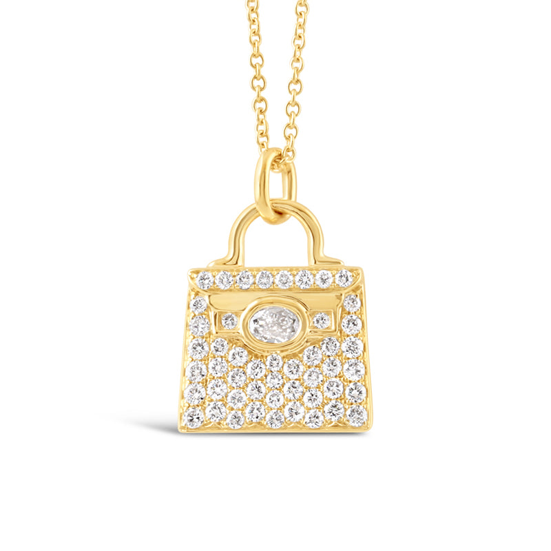 Diamond Handbag Pendant .71ct