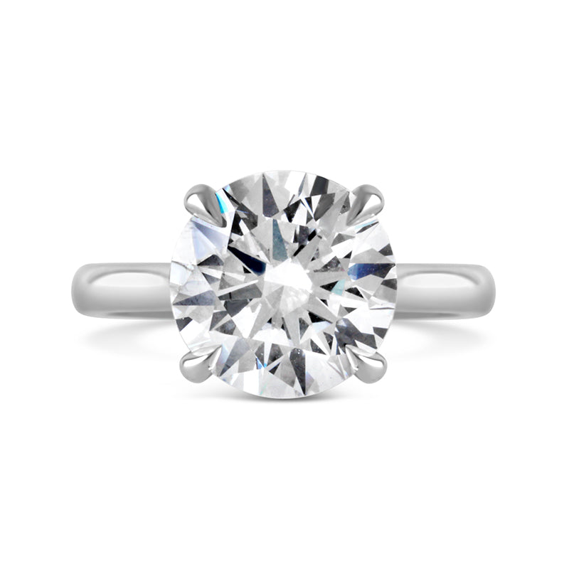 Round Brilliant Solitaire Engagement Ring 4.03ct