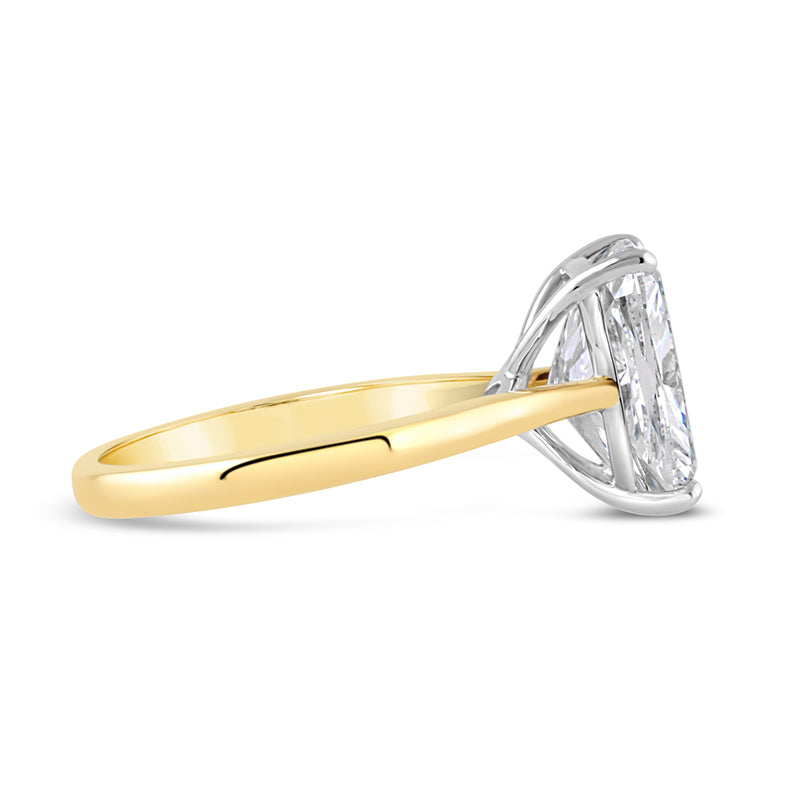 Cushion Cut Solitaire Diamond Engagement Ring 5.00ct