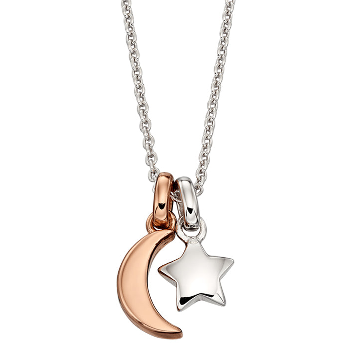 Collette Moon & Star Pendant