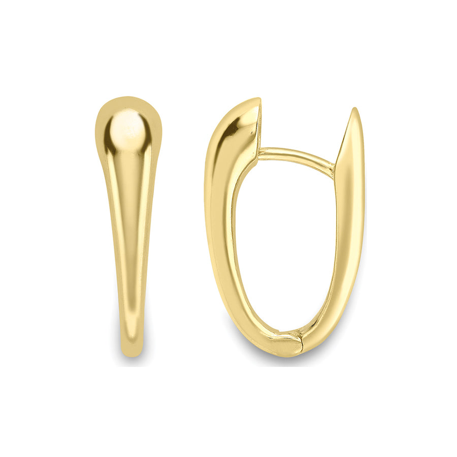 Rocks Graduated Hoop Earrings