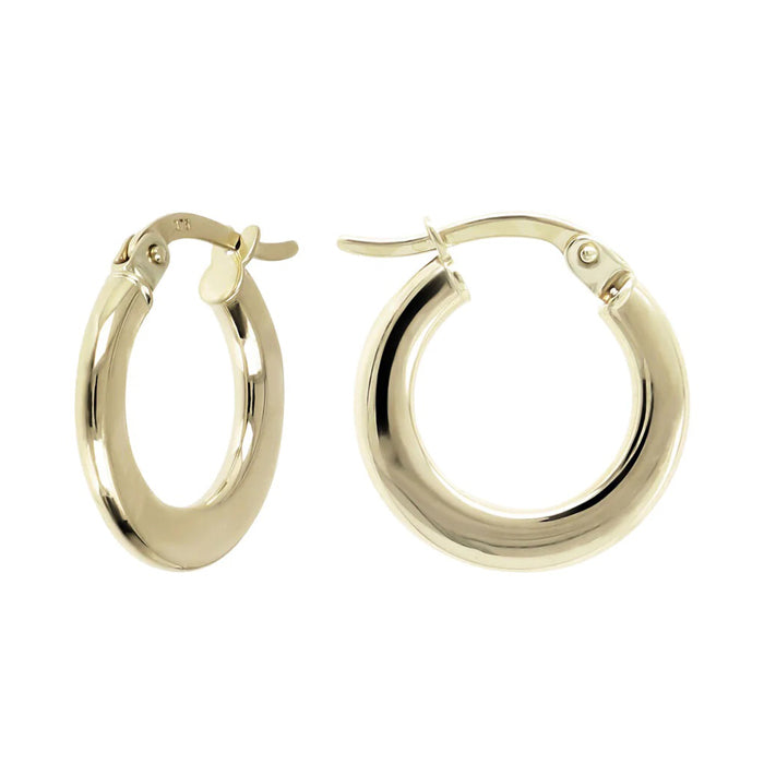 Rocks Flat Hoop Earrings