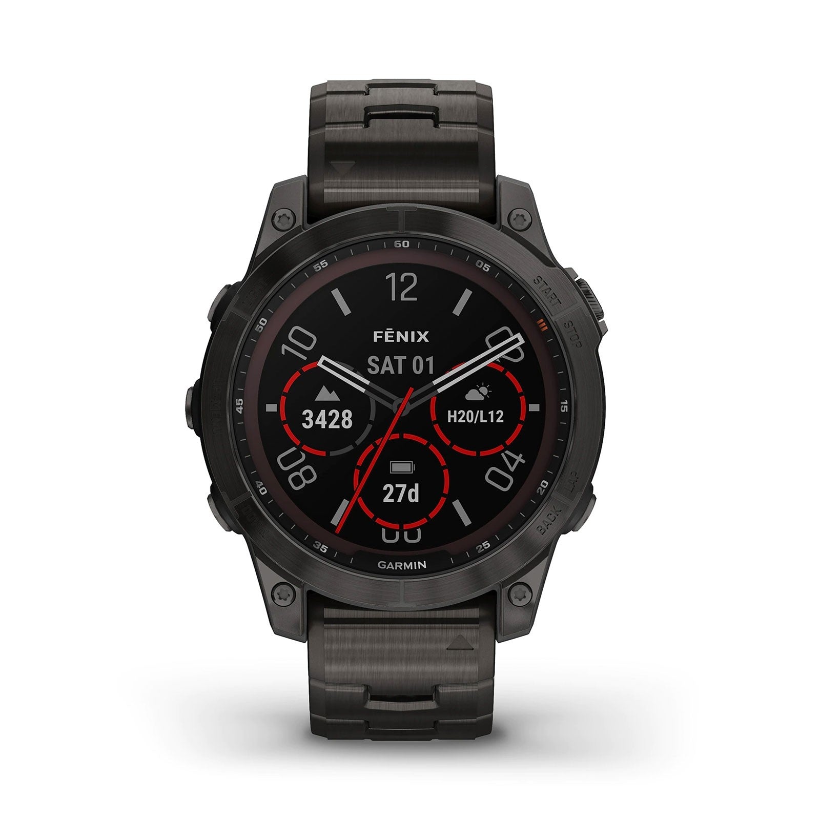 Garmin Fenix 7 Sapphire Solar Smartwatch - 010-02540-39