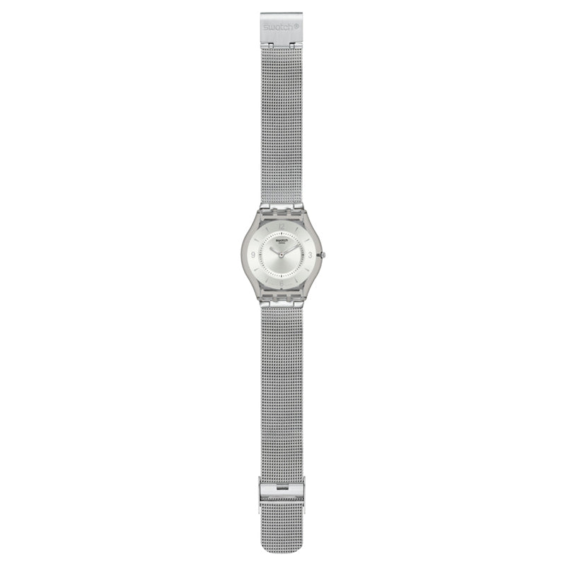 Swatch Metal Knit Watch - SS08M100M - 34mm