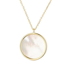 Load image into Gallery viewer, Pearl Disc Pendant