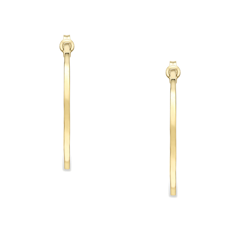 Rocks Round Hoop Earrings