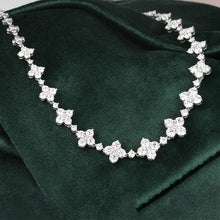 Load image into Gallery viewer, Rocks Diamond Floral Necklace