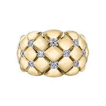 Load image into Gallery viewer, Diamond Quilted Ring