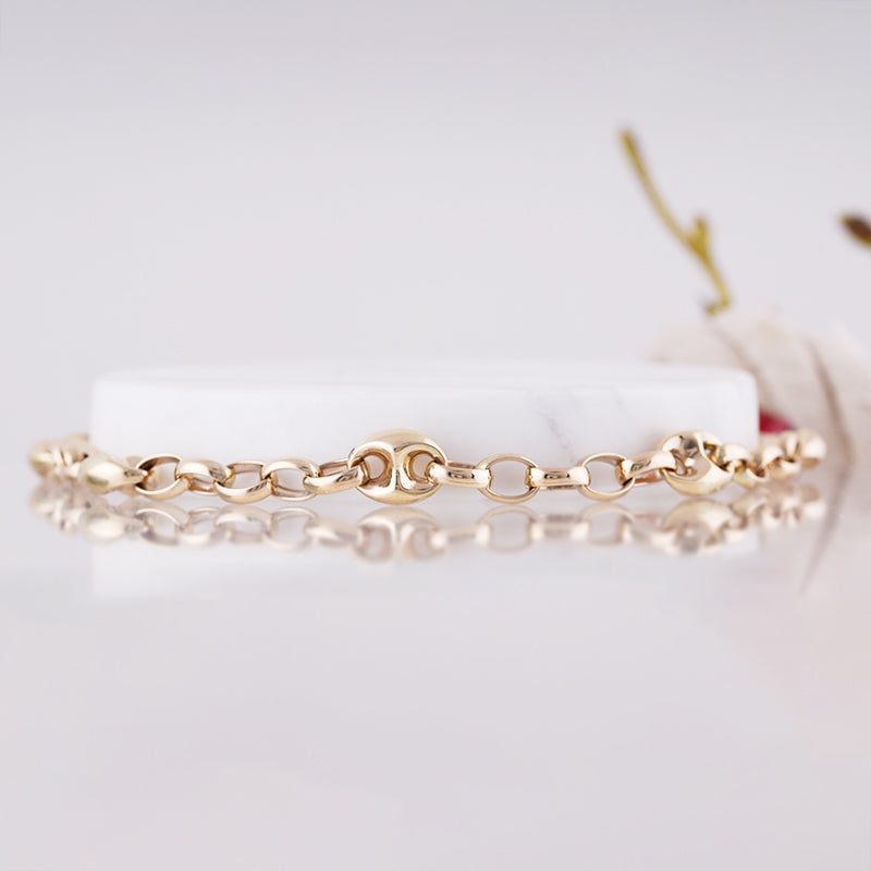 Belcher & Marine Link Chain Bracelet