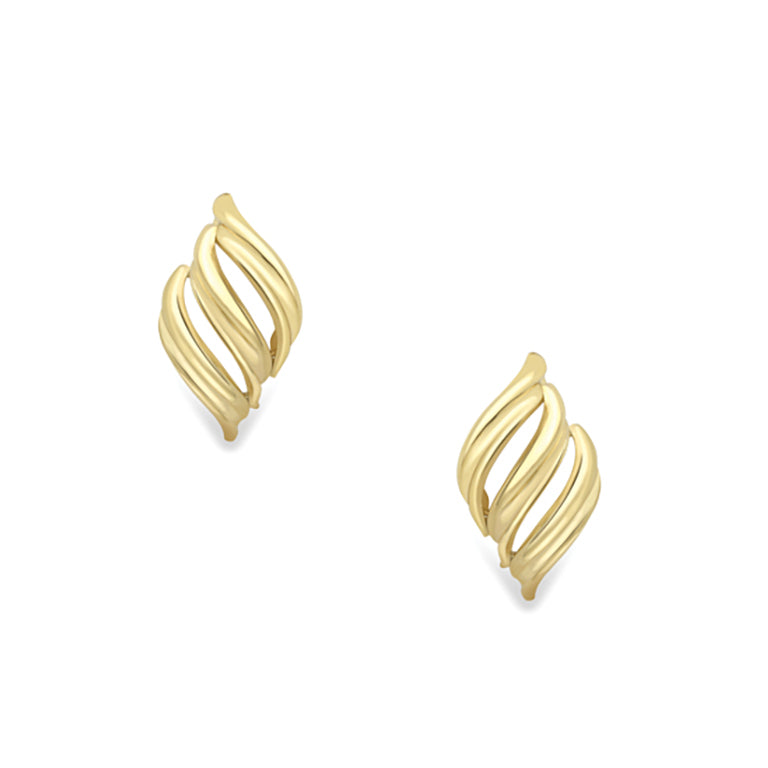 Wavy Stud Earrings