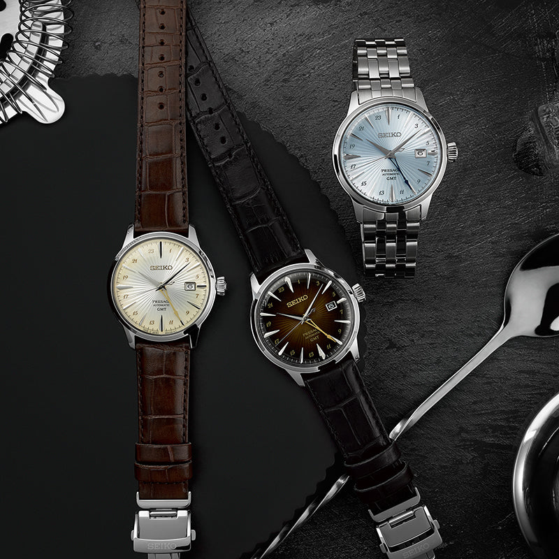 Presage Skydiving Cocktail Time GMT Watch - SSK037J1 40.5mm