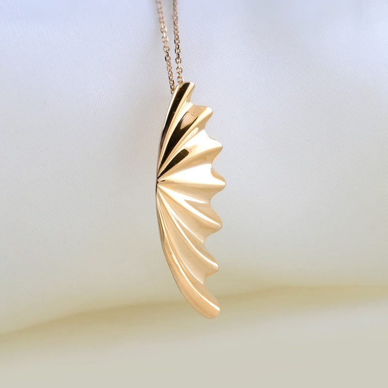 Gold Leaf Pendant