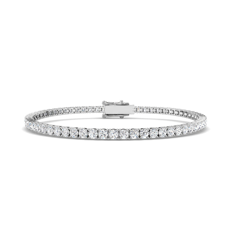 Round Brilliant Diamond Tennis Bracelet 4.00ct