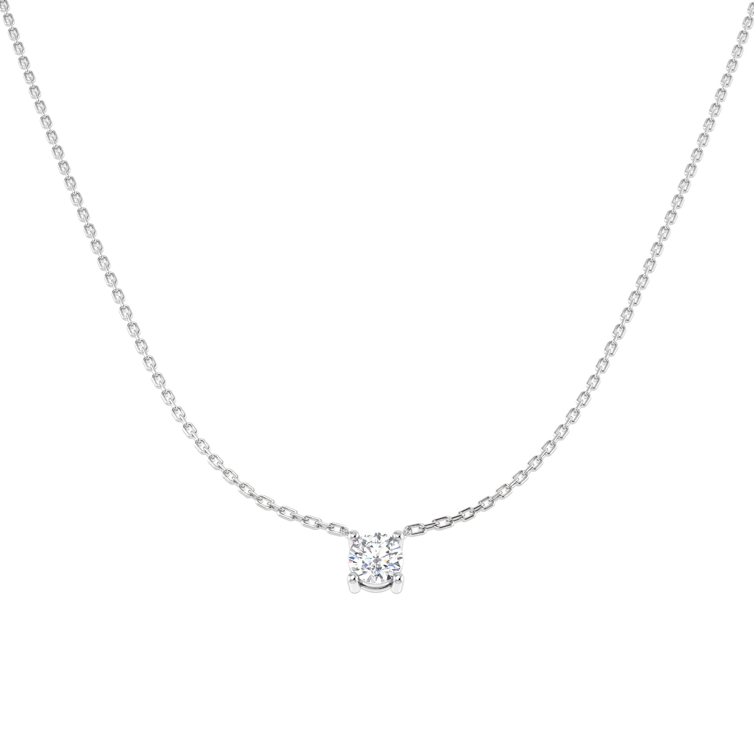 Round Brilliant Cut Diamond Pendant 0.51ct