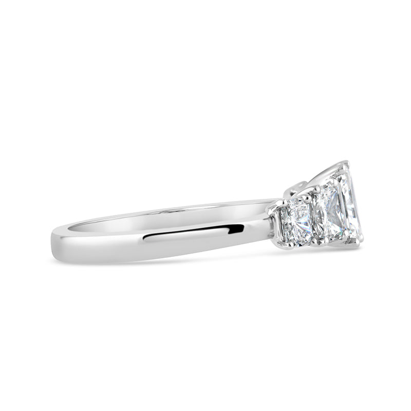 Radiant Cut Five Stone Diamond Ring 1.60ct