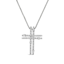 Load image into Gallery viewer, Damiani Diamond Cross Pendant
