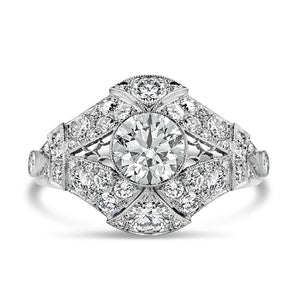 Rocks Ornate Diamond Ring - 1.85ct