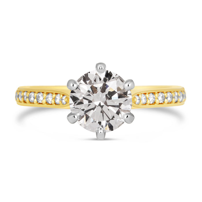 Round Brilliant Cut Solitaire 6 Claw 1.40ct