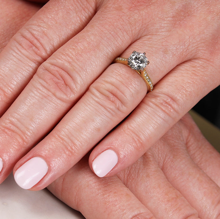 Round Brilliant Cut Solitaire 6 Claw 1.40ct