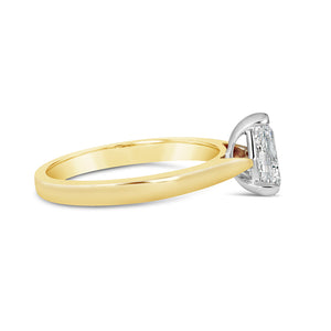Pear Solitaire Engagement Ring 0.75ct - Laboratory Grown Diamond