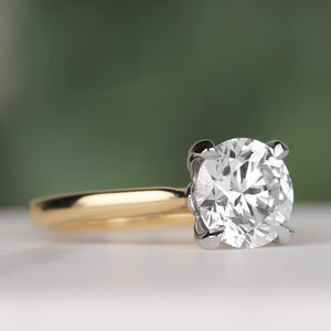 Rocks Diamond Solitaire Engagement Ring 3ct - Laboratory Grown Diamond