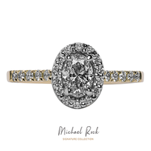 Load image into Gallery viewer, Michael Rock Signature Collection Yellow Gold Oval