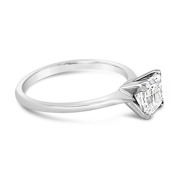 Princess Solitaire Engagement Ring 1ct