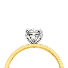 Load image into Gallery viewer, Super Slim Round Brillaint Solitaire Engagement Ring 0.83ct