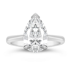 Pear Solitaire Engagment Ring 3ct - Laboratory Grown Diamond